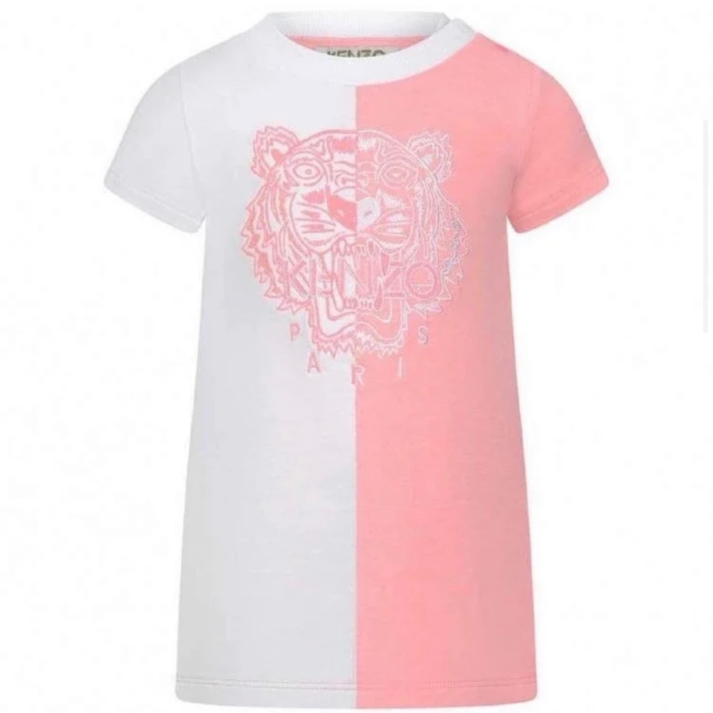 Kenzo Kids two-tone T-shirt dress 6Y